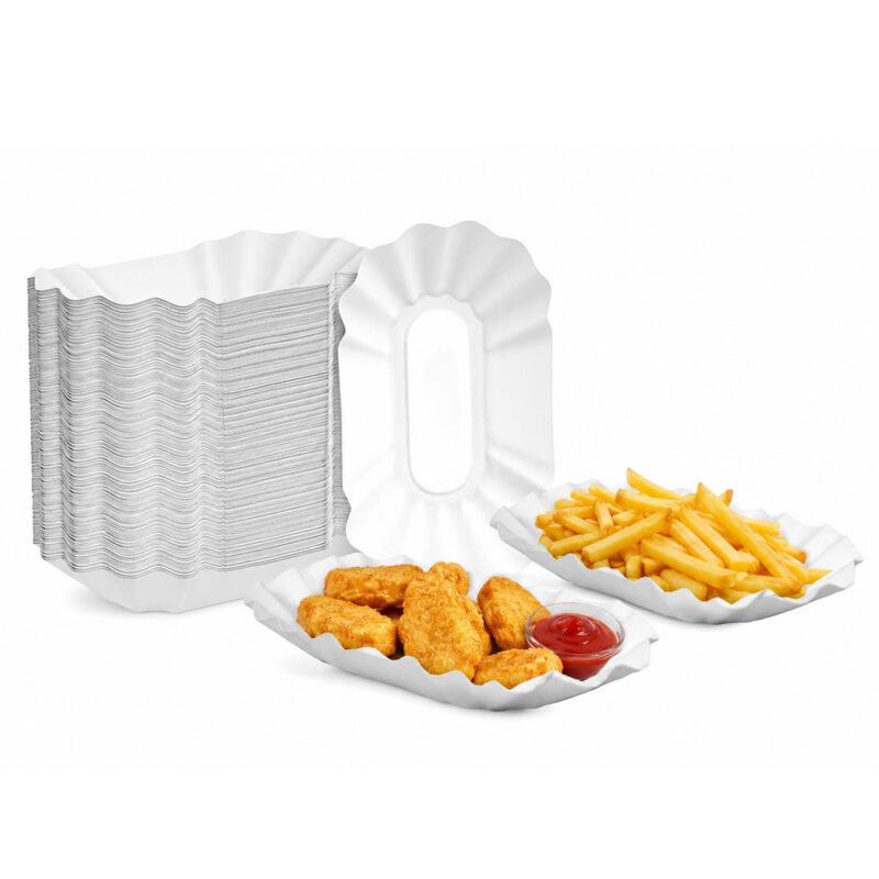 Pappschalen für Imbiss und Snacks KU OB Klein 10x17x3 cm 250 Stück