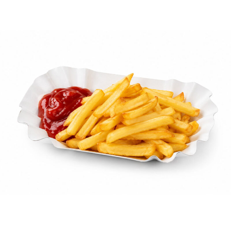 Pappschalen KU 51 9x14x3 cm kleine Pappschalen für Snacks 250 Stück