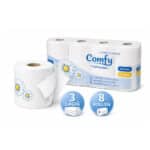 Toilettenpapier 3-lagig 8 Rollen mit 150 Blatt pro Rolle
